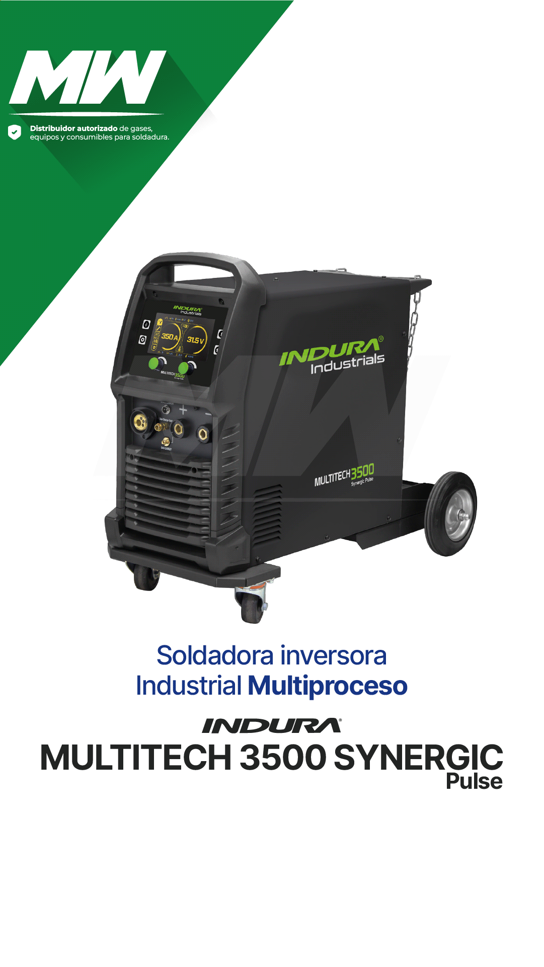 Soldadora Multitech 3500 SYNERGIC Pulse